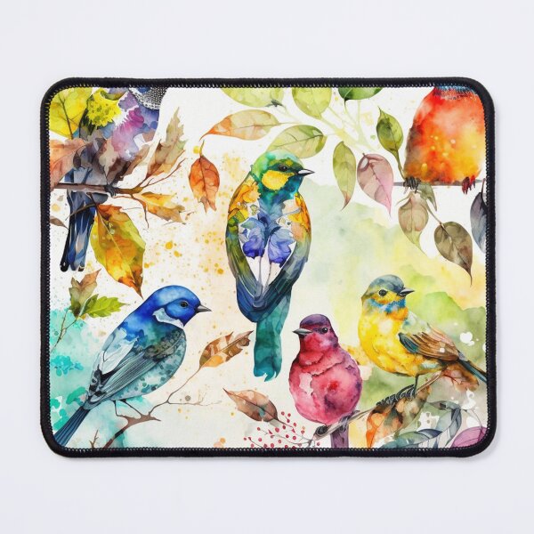 Item preview, everybirdy golder birds pattern designed and sold by printiesart.