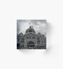 Flinders Street Station, Melbourne Australia Acrylic Block