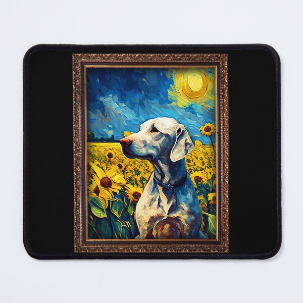 Item preview, Azawakh Sunflower Painting Adorable Dog designed and sold by rafaeltto.