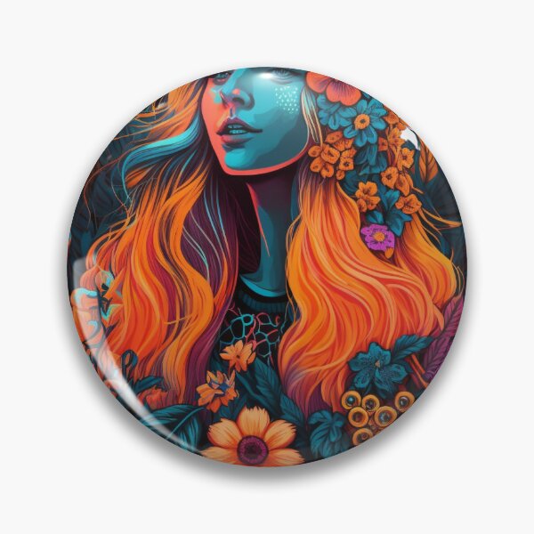 Item preview, Colorful Floral 70's designed and sold by MerinoArt.