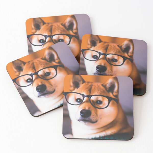 Item preview, Shiba Four Eyes designed and sold by OcelotStore.
