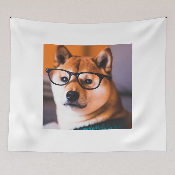 Item preview, Shiba Four Eyes designed and sold by OcelotStore.