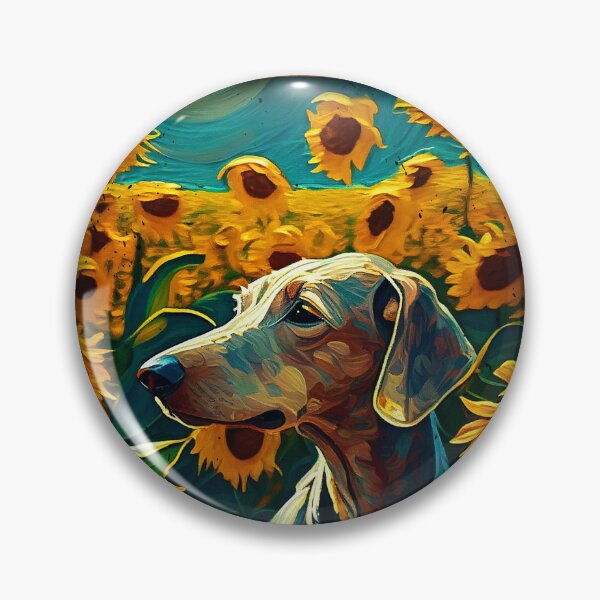 Item preview, Azawakh Sunflower Painting Adorable Dog designed and sold by rafaeltto.