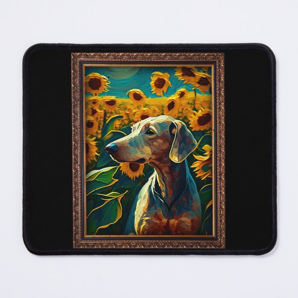 Item preview, Azawakh Sunflower Painting Adorable Dog designed and sold by rafaeltto.