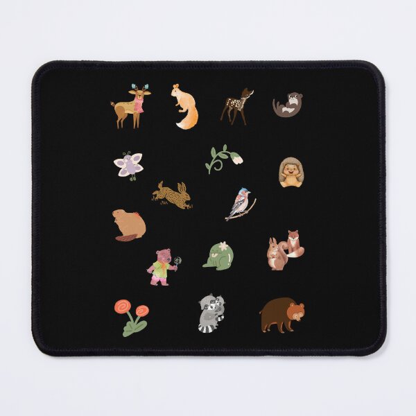 Item preview, Cute Woodland Animals Wall Art Sticker Pack for Animal Lovers  designed and sold by haRexia.