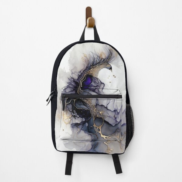 Item preview, Majestic Lilac Feathers - Alcohol Ink Resin Art designed and sold by inkvestor.