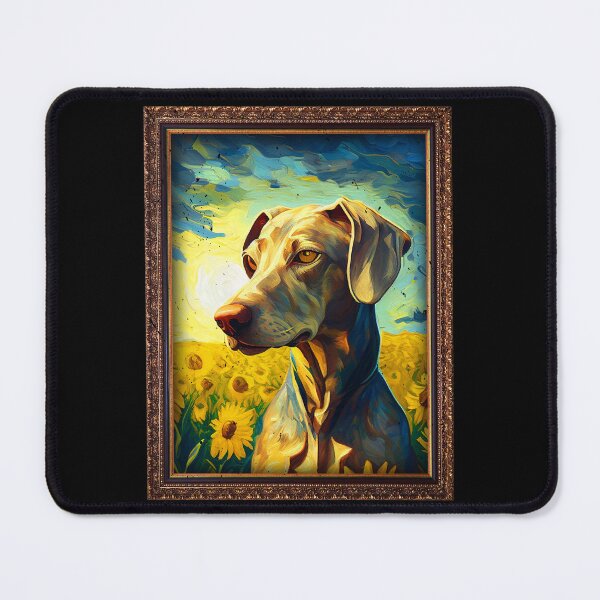 Item preview, Azawakh Sunflower Painting Adorable Dog designed and sold by rafaeltto.
