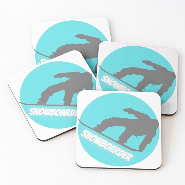 Aperçu de l'œuvre Snowboarder In Powder stickers créée et vendue par Stickers Designer.