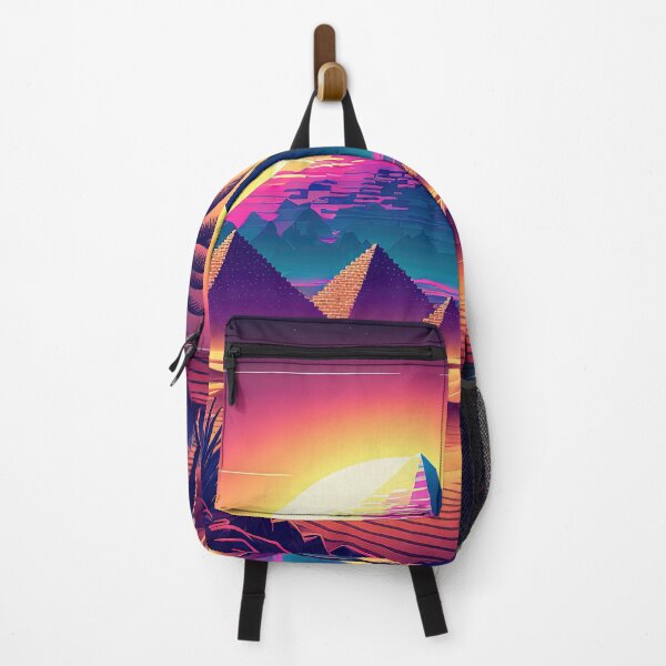 Item preview, Neon Oasis: Pyramids of the Future designed and sold by Mullet Monkey.