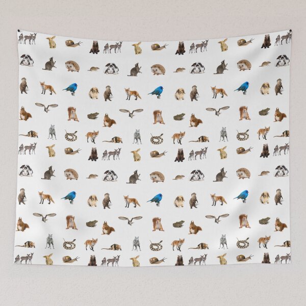 Item preview, Cute Woodland Animals Wall Art Sticker Pack for Animal Lovers  designed and sold by haRexia.