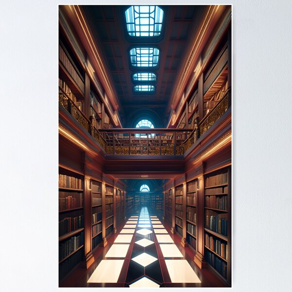Item preview, Futuristic Library designed and sold by ~.