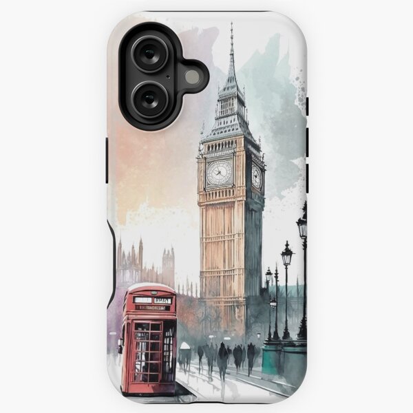 Item preview, London England Watercolor ART 2 designed and sold by artra-shop.