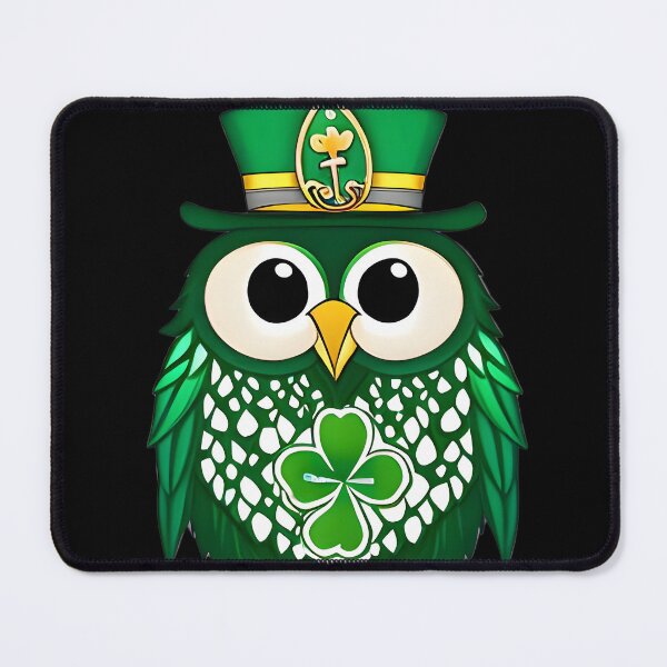 Item preview, St. Patrick's day owl Essential T-Shirt designed and sold by colortrends.