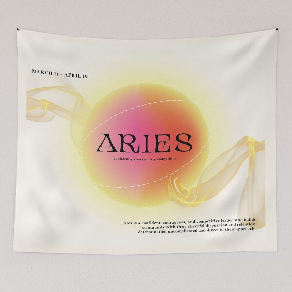 Item preview, Aries Zodiac Astrology designed and sold by LemonadeKi.