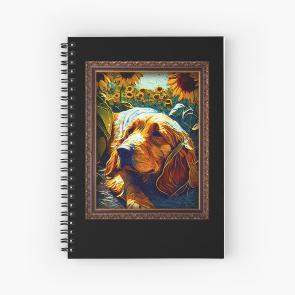 Aperçu de l'œuvre Basset Fauve de Bretagne Sunflower Painting Adorable Dog créée et vendue par rafaeltto.