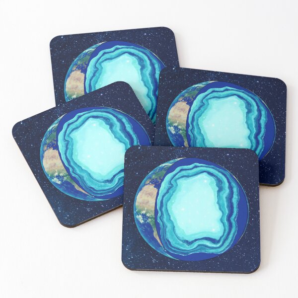 Item preview, Planet Earth with a Blue Geode Core designed and sold by Caregiverology.