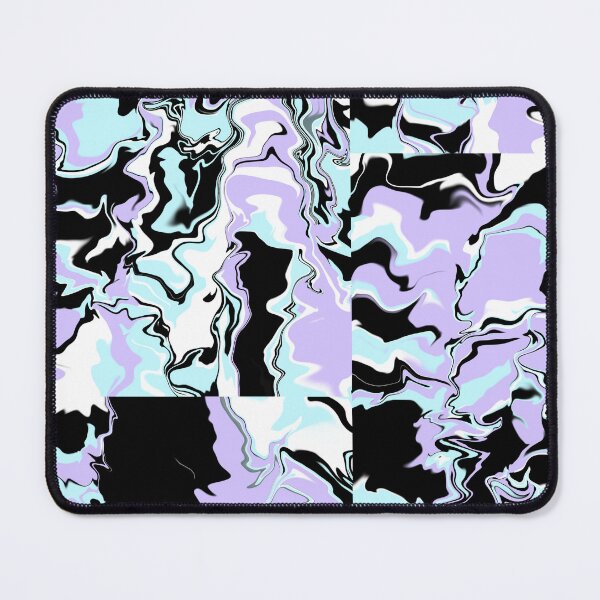 Artikelvorschau, Black Purple Blue White Abstraction entworfen und verkauft von awsomepatterns.