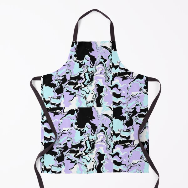 Item preview, Black Purple Blue White Abstraction  designed and sold by awsomepatterns.