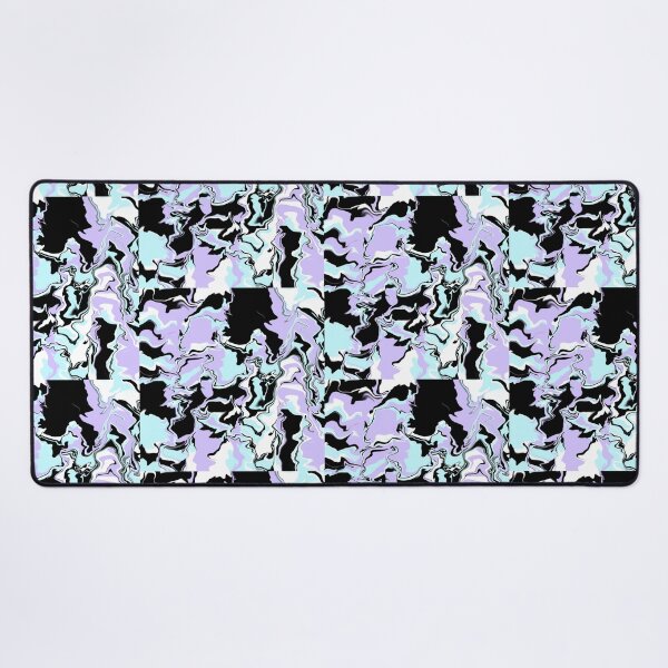 Item preview, Black Purple Blue White Abstraction  designed and sold by awsomepatterns.