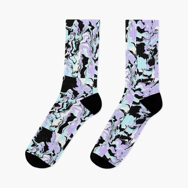 Artikelvorschau, Black Purple Blue White Abstraction entworfen und verkauft von awsomepatterns.
