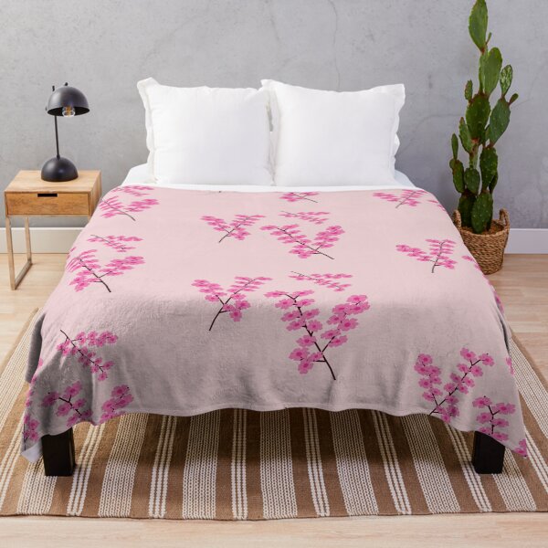 Item preview, Magenta Pink Flower Blossoms On Branch designed and sold by burbankdesigns.