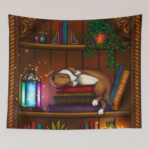 Item preview, Sleepy Book Weasel designed and sold by Nukabelle.
