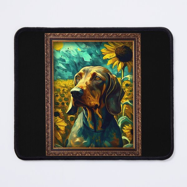 Item preview, Bavarian Mountain Scent Hound Sunflower Painting Adorable Dog designed and sold by rafaeltto.