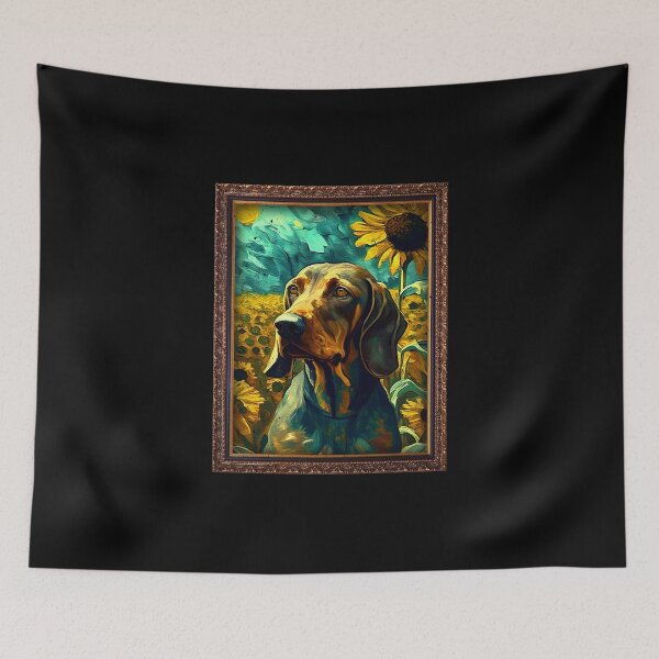Item preview, Bavarian Mountain Scent Hound Sunflower Painting Adorable Dog designed and sold by rafaeltto.