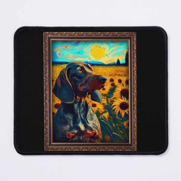 Item preview, Bavarian Mountain Scent Hound Sunflower Painting Adorable Dog designed and sold by rafaeltto.