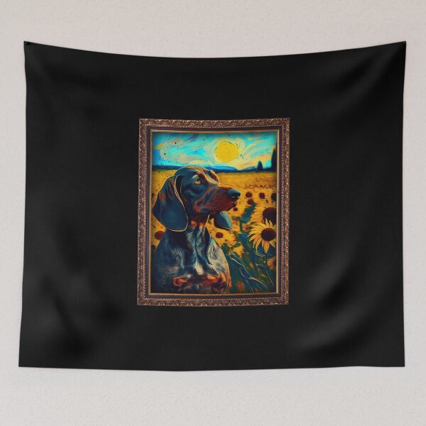 Item preview, Bavarian Mountain Scent Hound Sunflower Painting Adorable Dog designed and sold by rafaeltto.