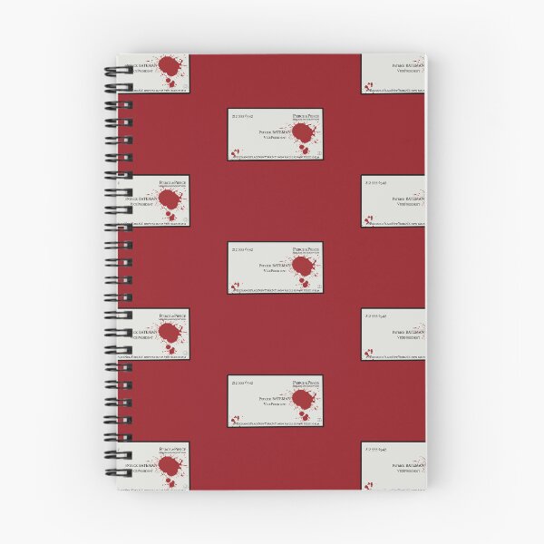 Aperçu de l'œuvre Carte Patrick Bateman créée et vendue par RooBooCo.