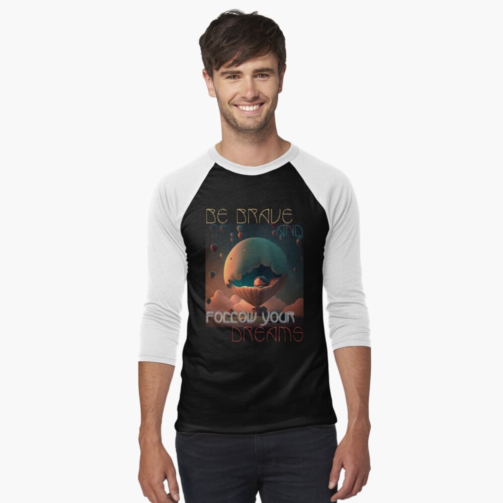 Item preview, Baseball ¾ Sleeve T-Shirt designed and sold by POST-VANITAS.