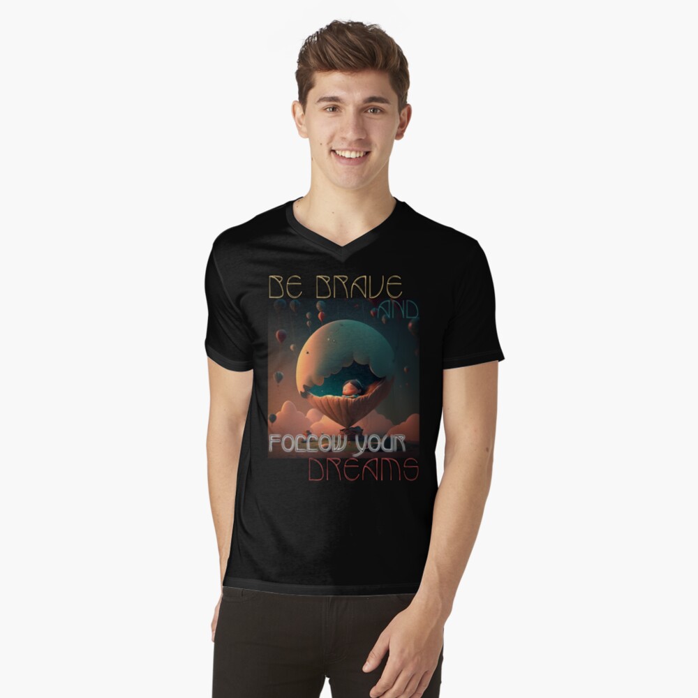 Item preview, V-Neck T-Shirt designed and sold by POST-VANITAS.