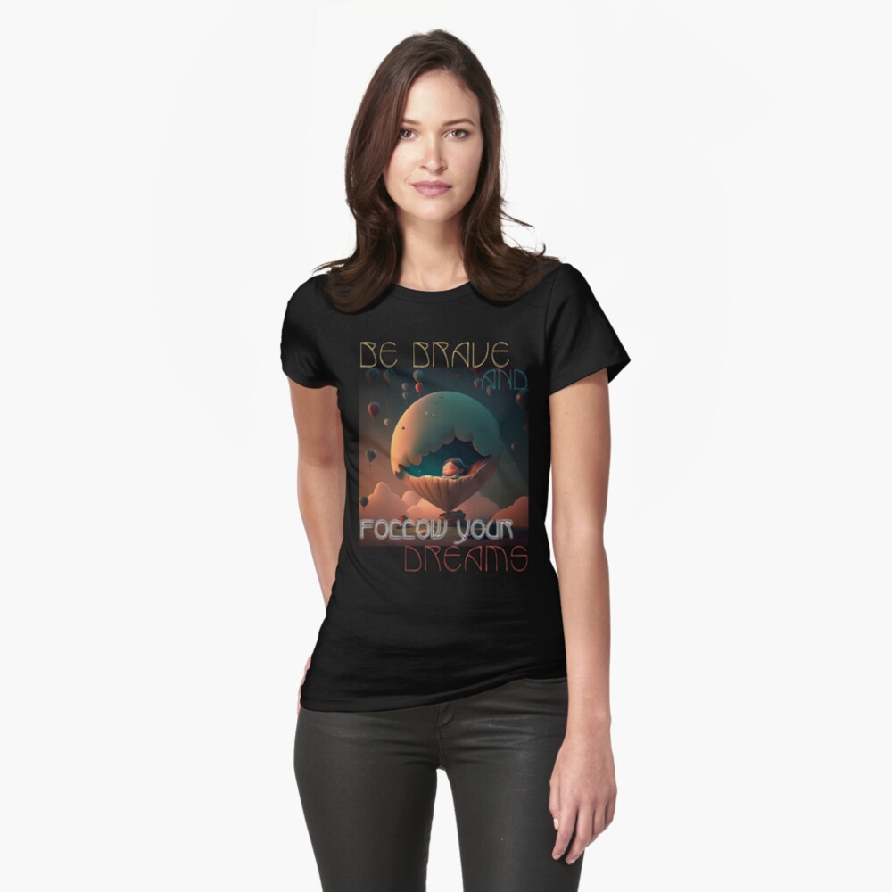 Item preview, Fitted T-Shirt designed and sold by POST-VANITAS.