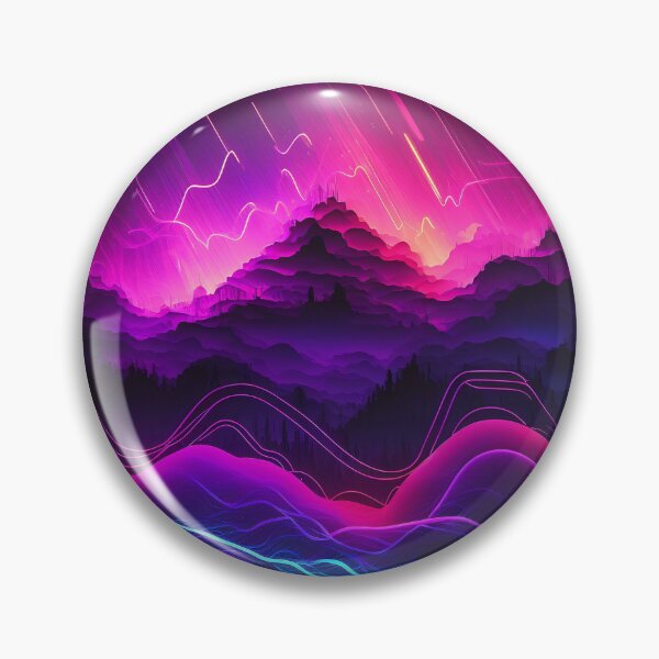 Item preview, A Neon Nature Panorama designed and sold by Graphoteka.