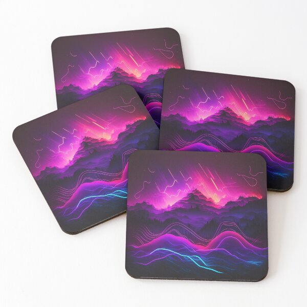 Item preview, A Neon Nature Panorama designed and sold by Graphoteka.