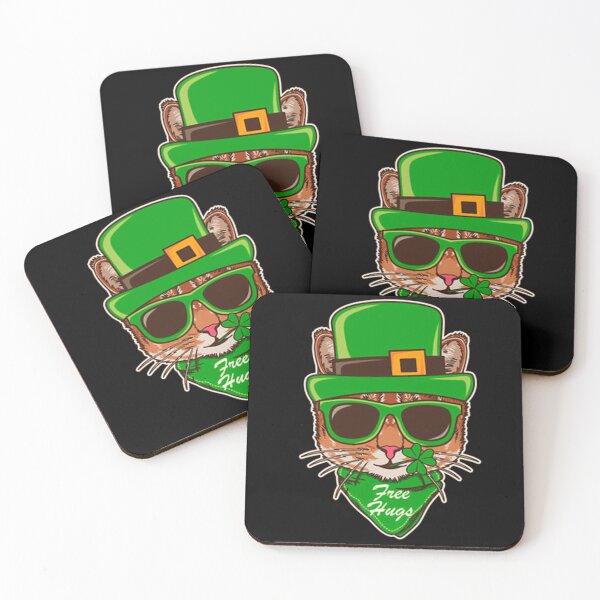 Item preview,  Cute Cat St Patricks Day Clover Lucky Cat designed and sold by stephHIP.
