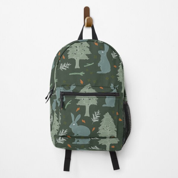 Item preview, Rabbit Forest - Mint and Orange designed and sold by Cat Herold.