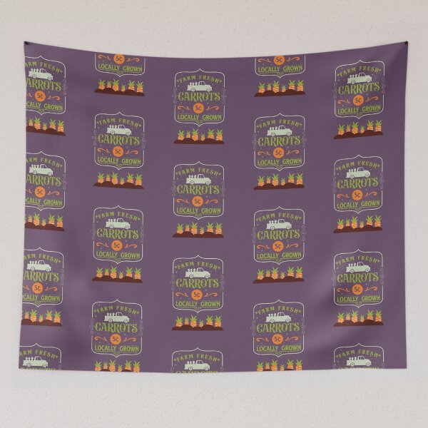 Item preview, Farm Fresh Carrots Vintage Sales Sign designed and sold by Bright76.