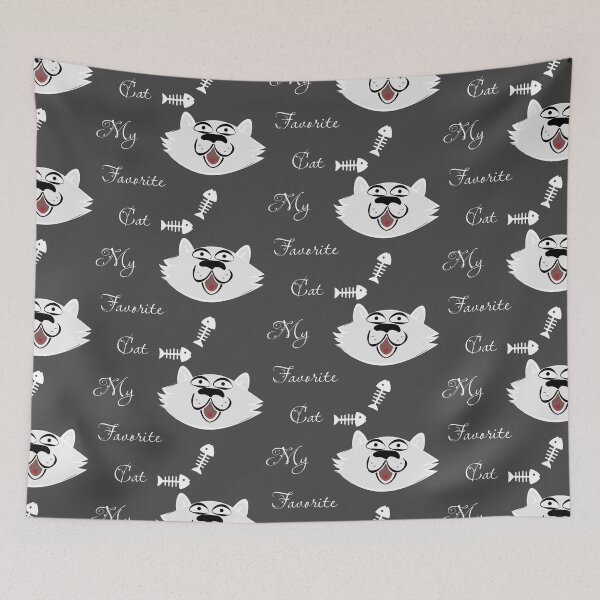 Item preview, Digital Art Hand-drawn. Fun Cat' Story. My Favorite Cat designed and sold by DigiPicStock.