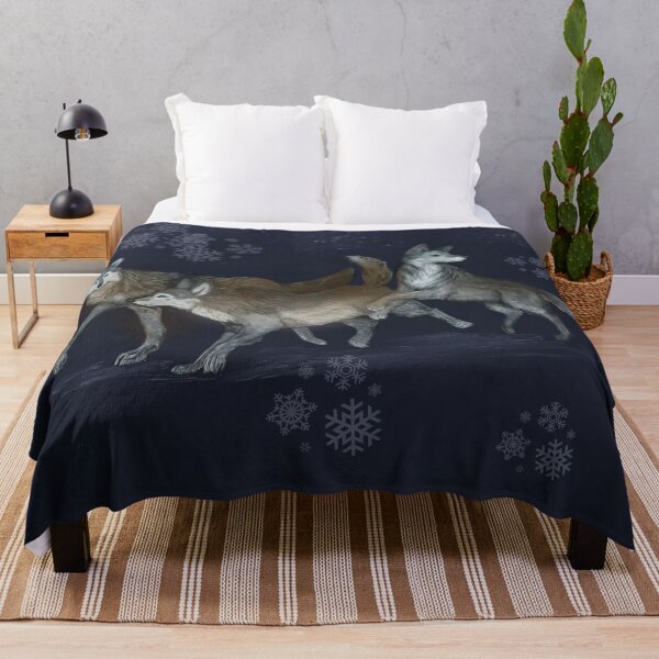 Item preview, Lobos bailando-azul designed and sold by MaouLouv.