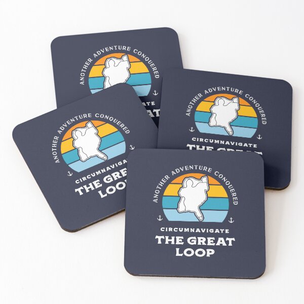 Item preview, The Great Loop Challenge Looper Adventure Conquered designed and sold by Uppercase Tees.