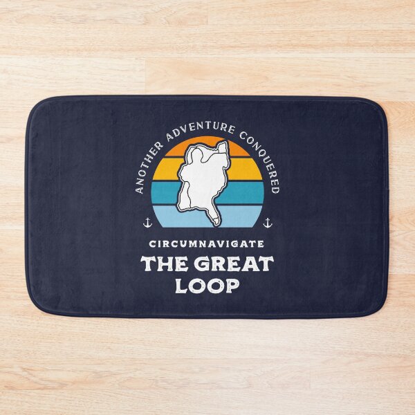 Item preview, The Great Loop Challenge Looper Adventure Conquered designed and sold by Uppercase Tees.