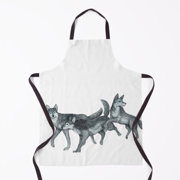 Item preview, Dancing wolves- gray designed and sold by MaouLouv.