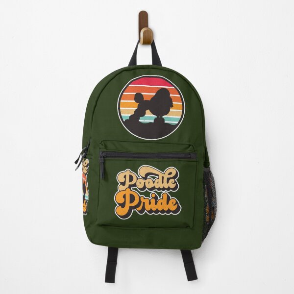 Item preview, Poodle Pride Retro Sunset Dog Silhouette Pet Design designed and sold by CRHPOD20.