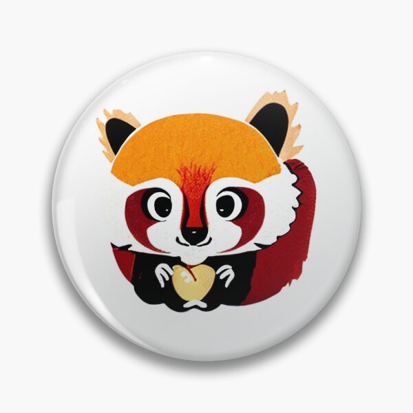 Item preview, Kawaii Red Panda Holding an Apple Sticker for Nature Enthusiasts designed and sold by Joe Kim.