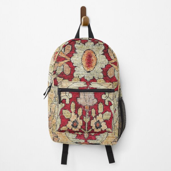 Item preview, Kerman South Persian Silk Poshti Carpet Print designed and sold by Vicky Brago-Mitchell®.