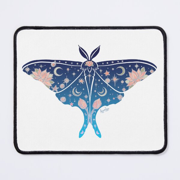 Item preview, Moon Lotus Blue gradient Silver designed and sold by AcuaLea.