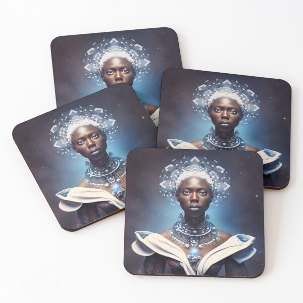 Aperçu de l'œuvre Let yourself be carried away by the imagination with our collection of Afrofuturistic designs créée et vendue par BeerBot.