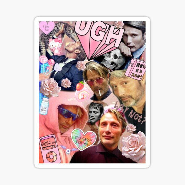 Artikel-Vorschau von Mads Mikkelsen Collage, designt und verkauft von M-ko-shi.
